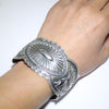 Silver Bracelet by Arnold Blackgoat 6"