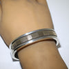 Heavy Silver/14K Bracelet by Bruce Morgan 6"