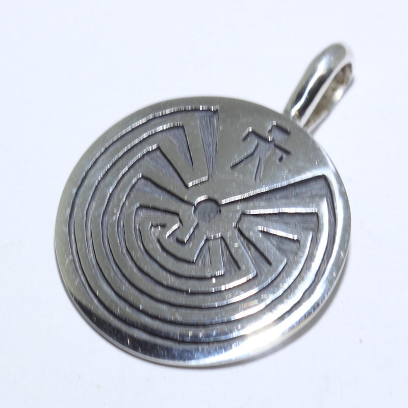 Silver Pendant by Clifton Mowa