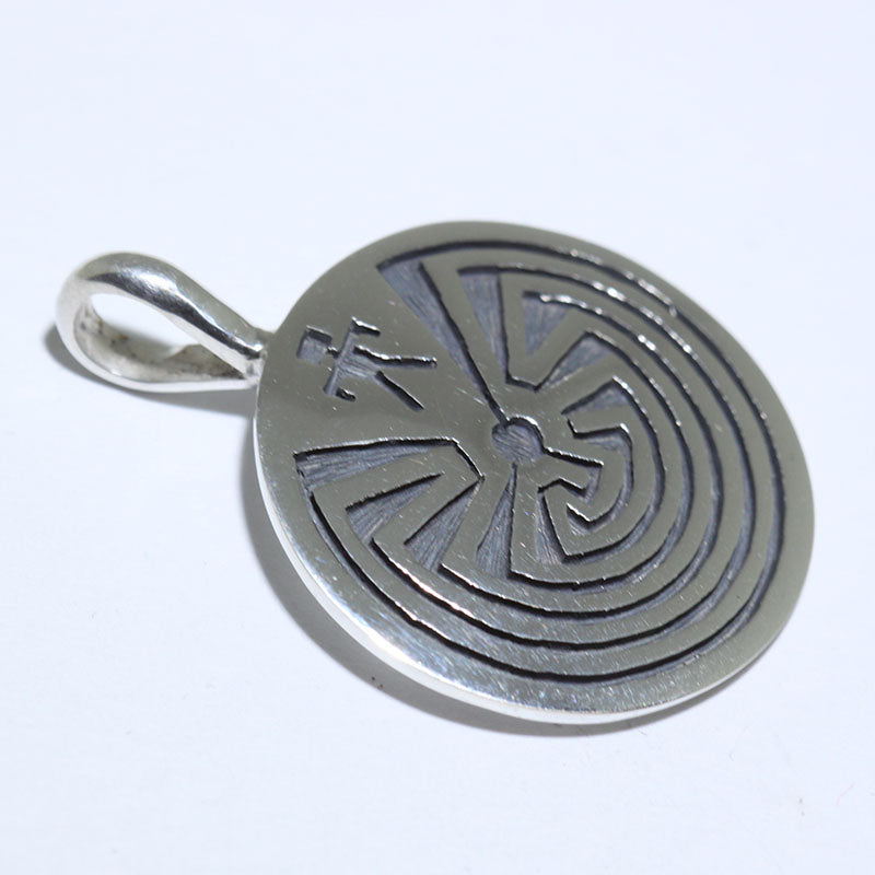Silver Pendant by Clifton Mowa
