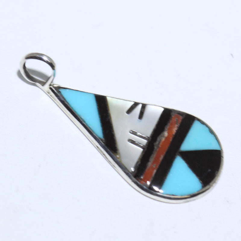 Inlay Pendant by Zuni