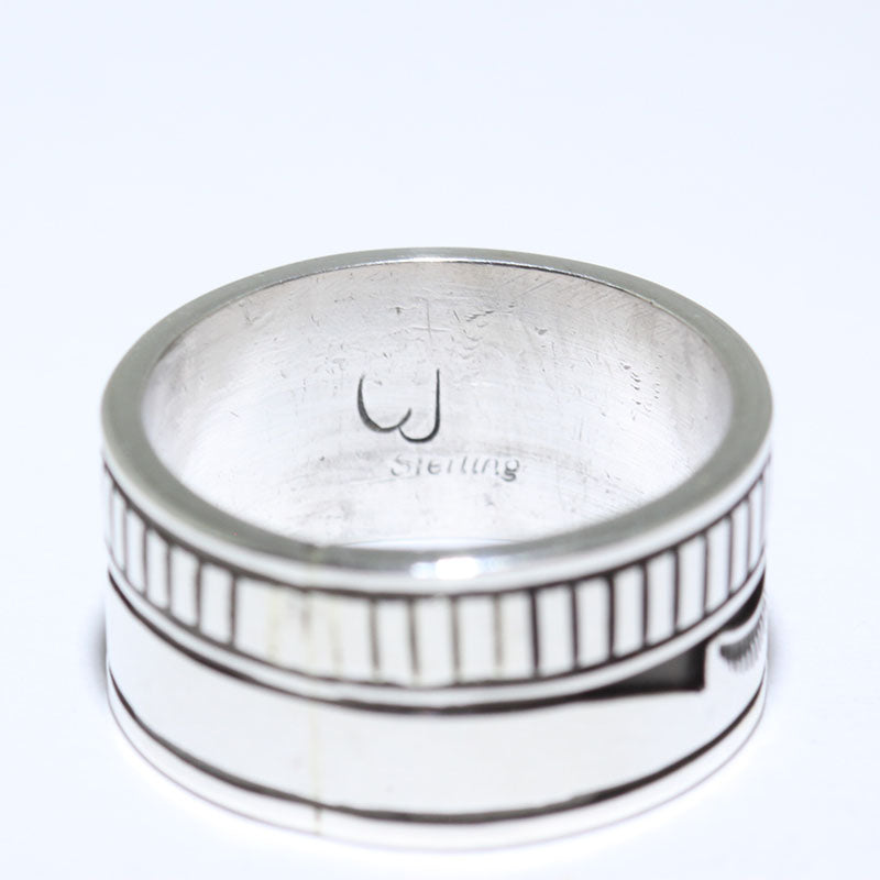 Silver Ring by Charlie John- 12