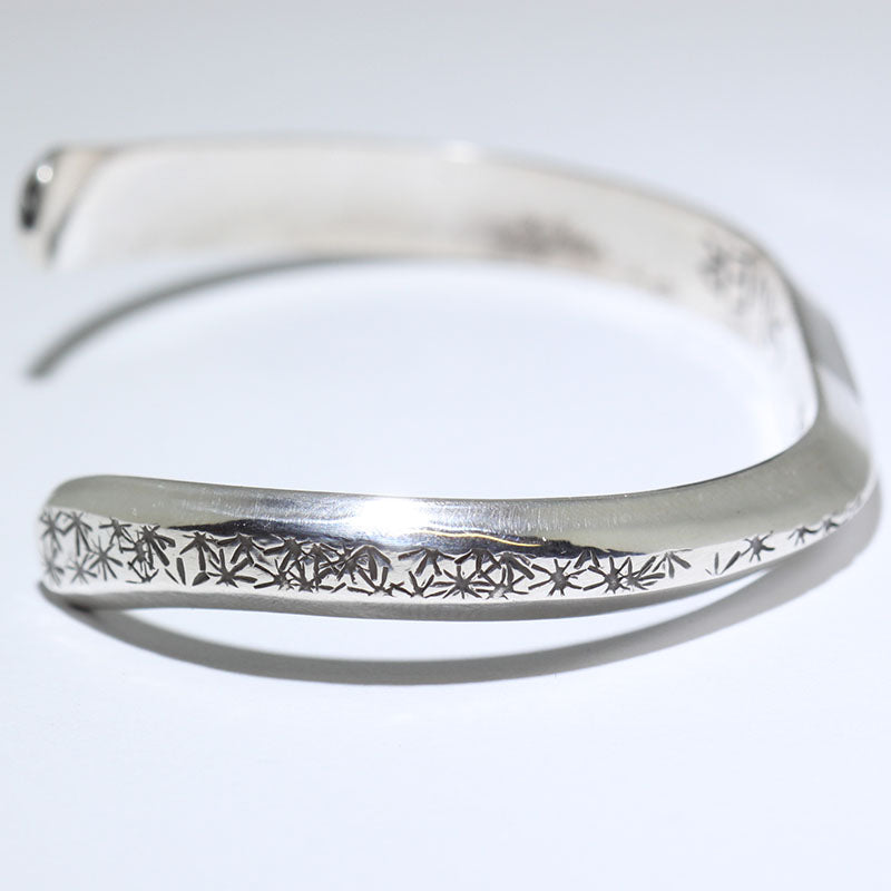 Silver Bracelet by Aaron Peshlakai 5-1/2"