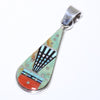 Inlay Pendant by Erwin Tsosie