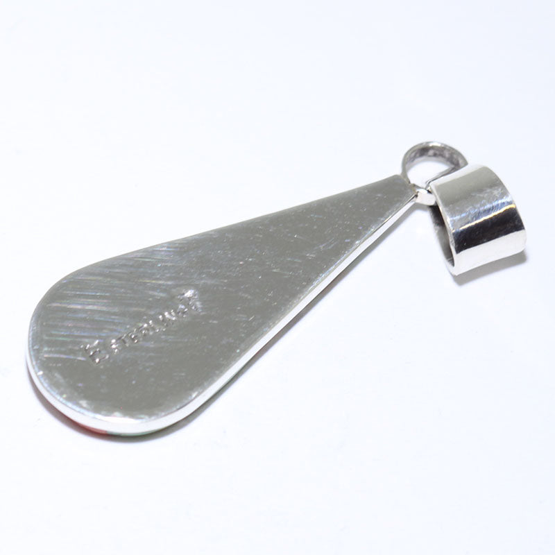 Inlay Pendant by Erwin Tsosie