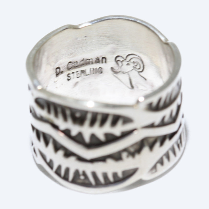 Silver Ring by Darrell Cadman- 7.5 – Gallup Trading 