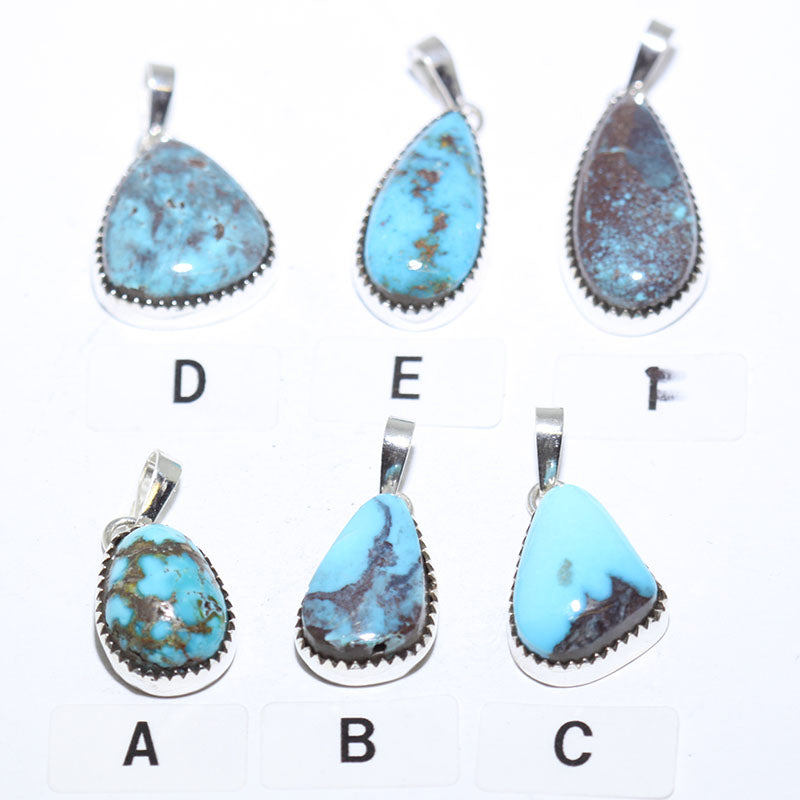 Bisbee Pendant by Navajo
