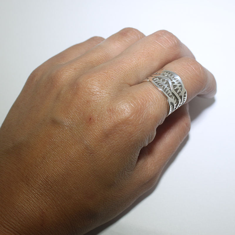 Silver Ring by Darrell Cadman- 7.5