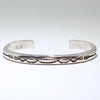 Silver Bracelet by Darrell Cadman 5-1/4"