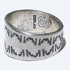 Silver Ring by Arnold Goodluck- 7.5