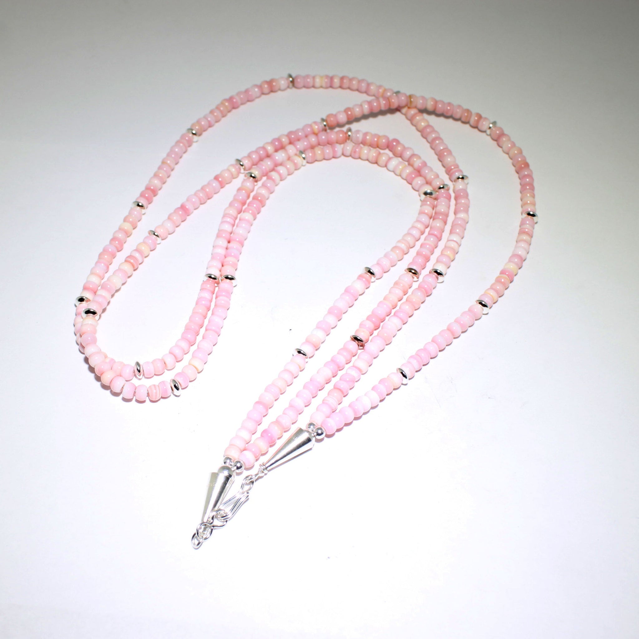 Pink Concho shell Necklace by Reva Goodluck
