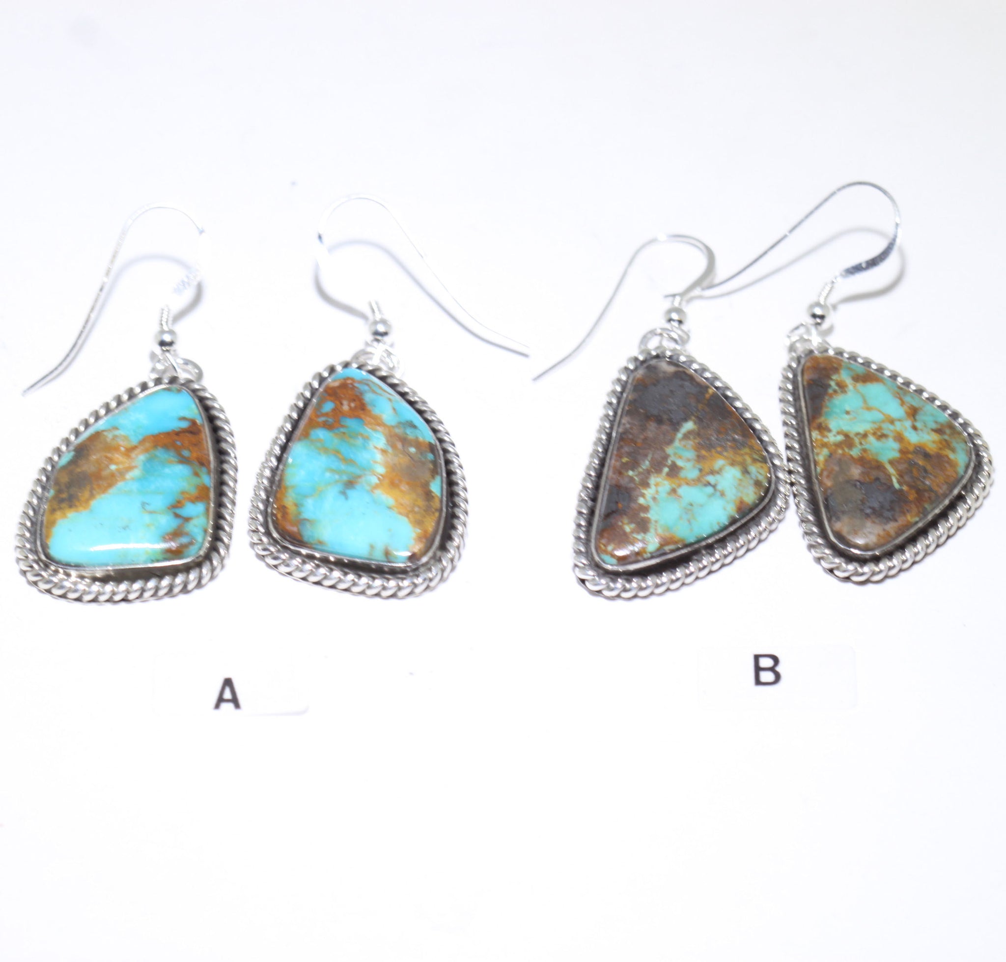 Turquoise Earrings by Navajo