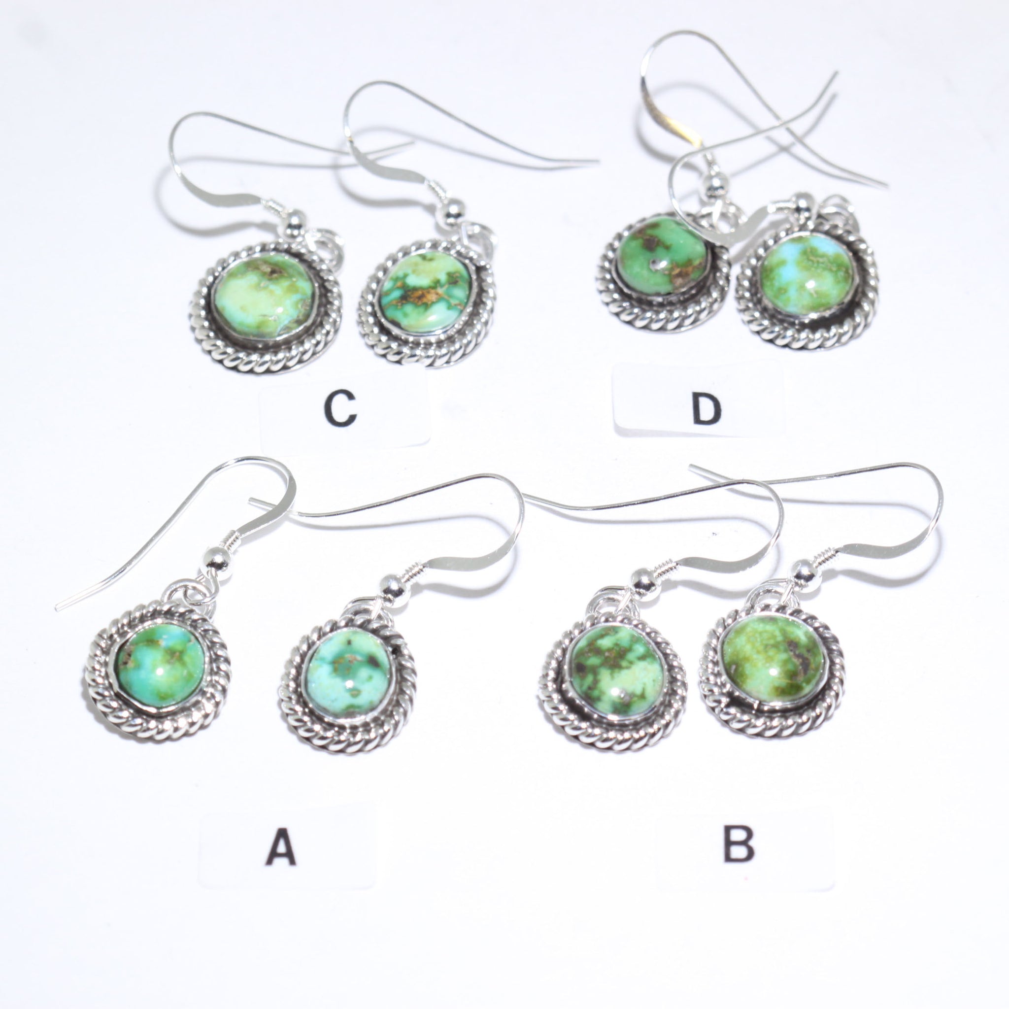 Sonoran Turquoise Earrings by Navajo