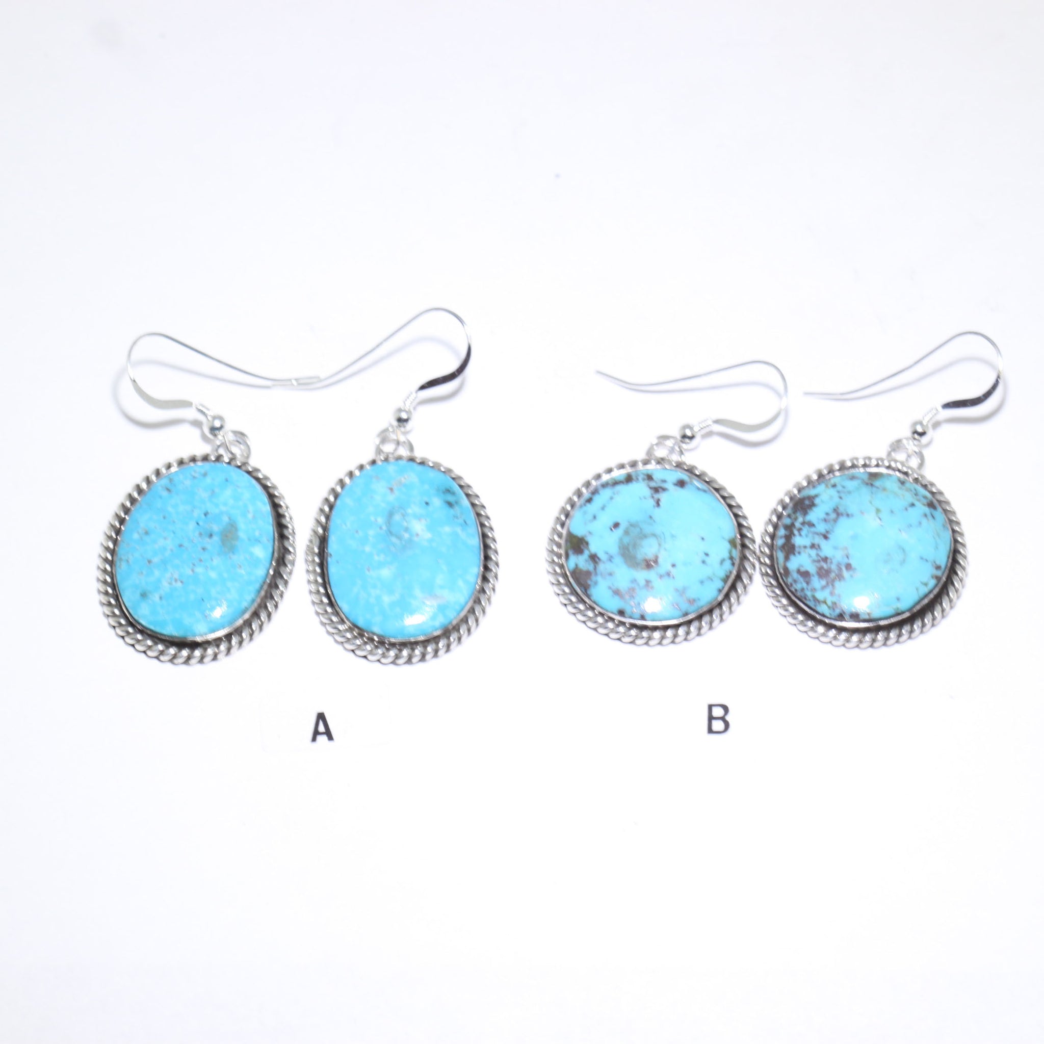 Turquoise Earrings by Navajo