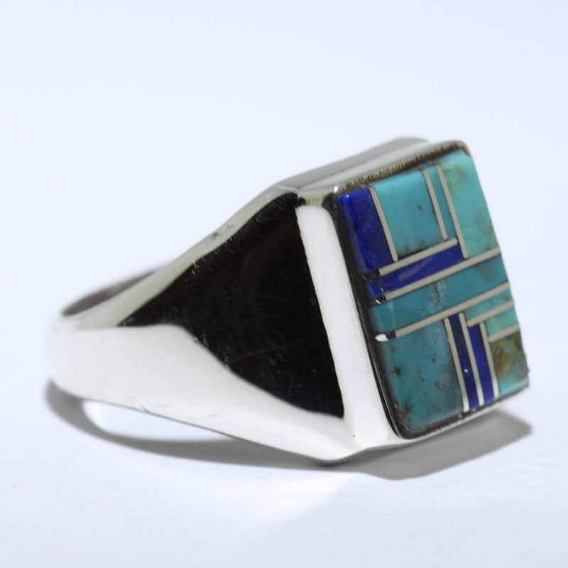 Inlay Ring by Patricia/Edward Becenti- 9.5