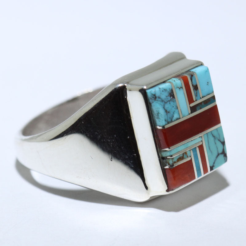 Inlay Ring by Patricia/Edward Becenti- 9.5