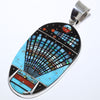 Micro Inlay Pendant by Erwin Tsosie