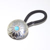 Silver concho hair tie holder