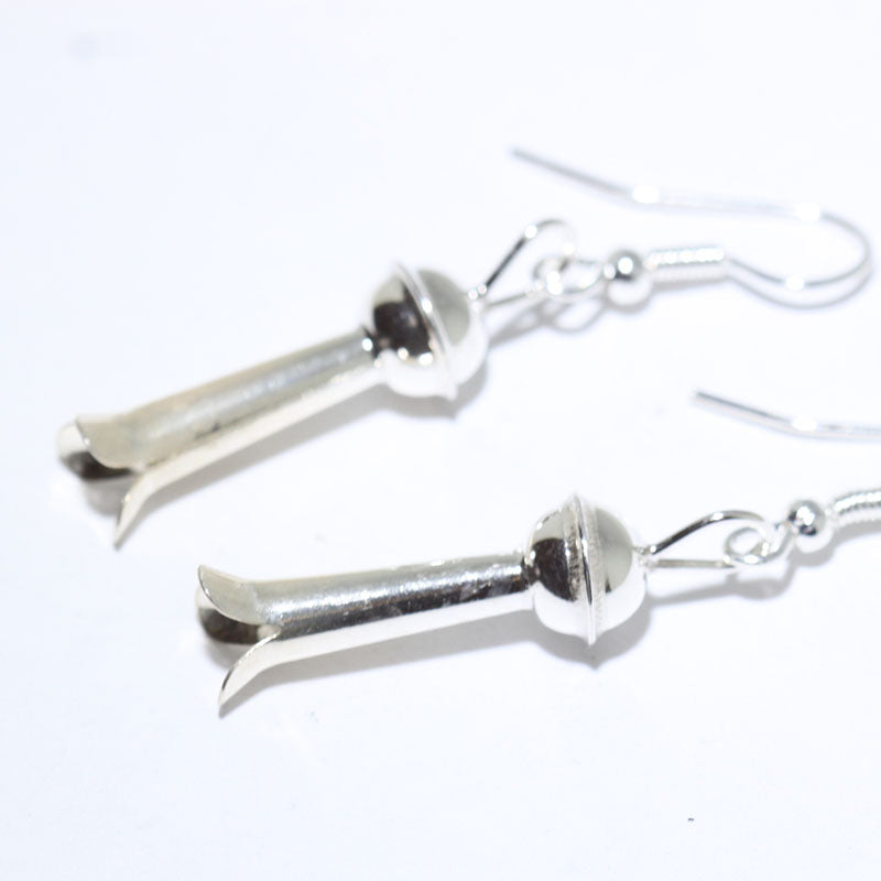 Silver Earrings by Navajo