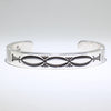 Silver Bracelet by Kenny Redhorse 6-1/2"