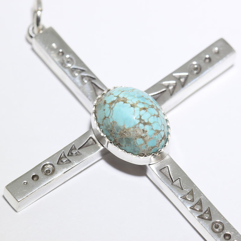 Cross Pendant by Aaron Peshlakai