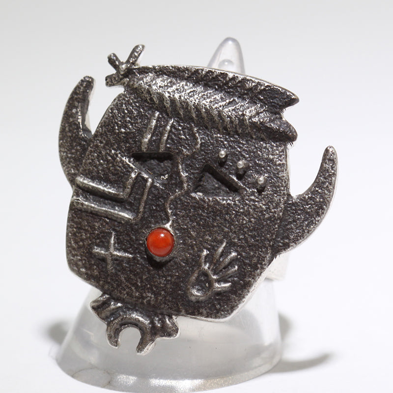 Silver Ring by Lee Begay- 9
