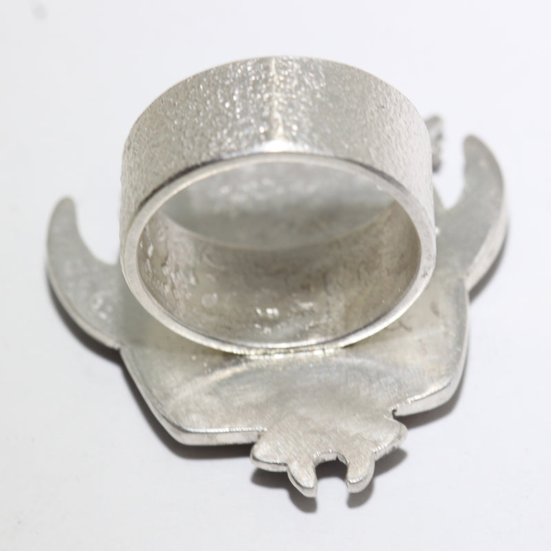 Silver Ring by Lee Begay- 9