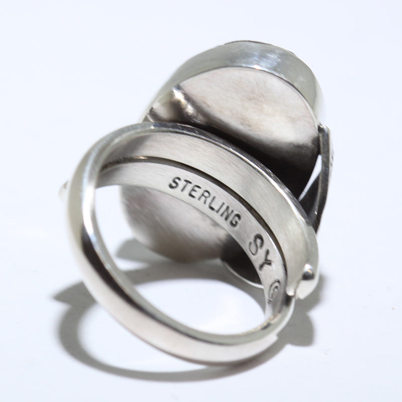 Dinosaur bone Ring by Steve Yellowhorse- 7.5