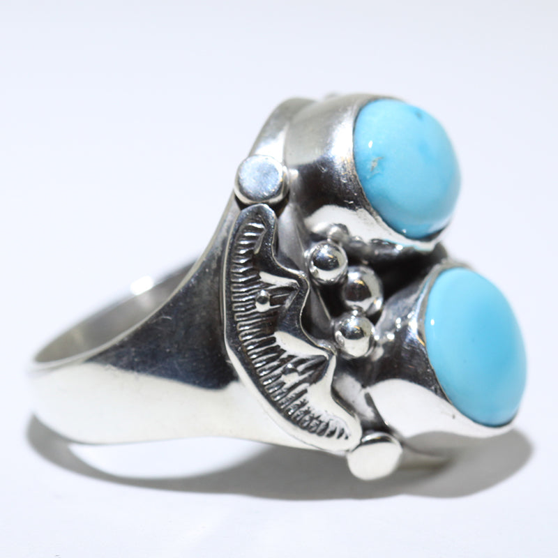 Turquoise Ring by Navajo- 13.5