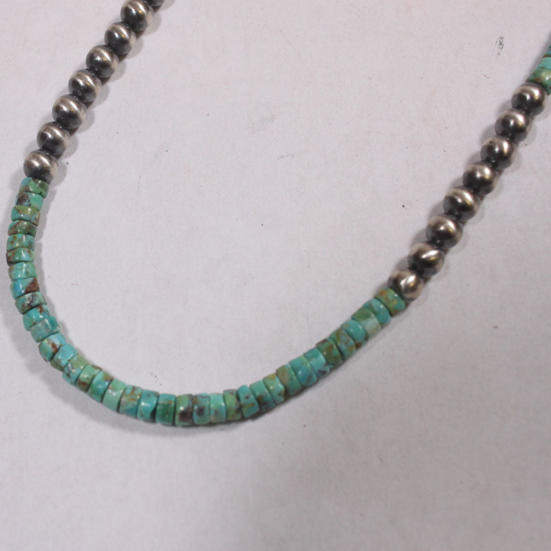 Turquoise Necklace by Navajo – Gallup Trading