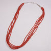Coral Necklace by Navajo