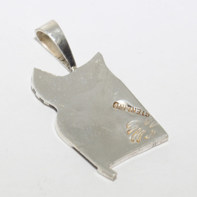 Silver Pendant by Willis Humeyestewa