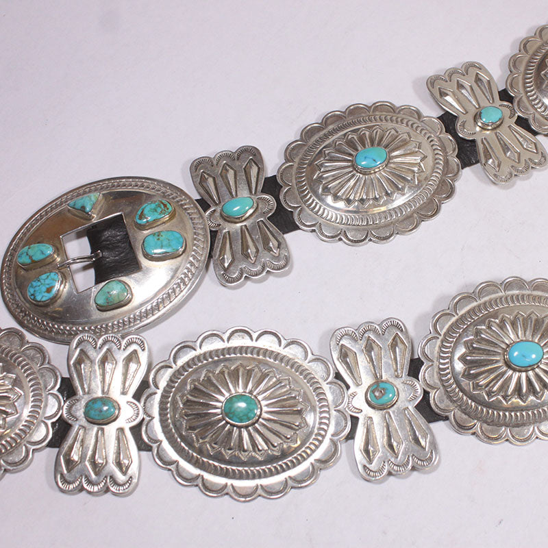 1980's Concho Belt by Roger Skeet Sr.