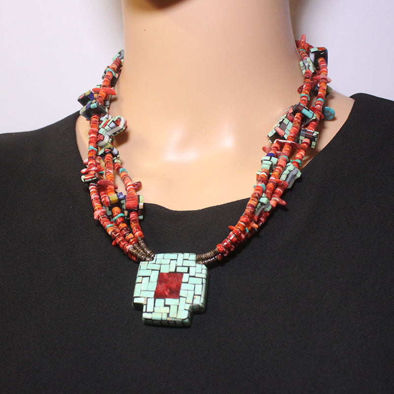 Mosaic Necklace by Charlene Reano