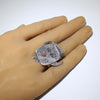 Silver Ring by Lee Begay- 9