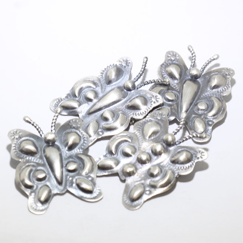 Silver Pendant by Gabrielle Yazzie