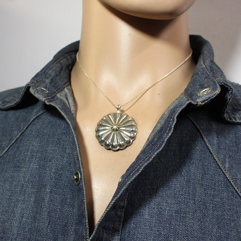 Silver Pendant by Darrell Cadman