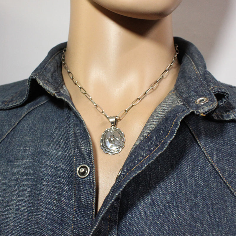 Silver Pendant by Darrell Cadman