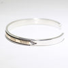 14K & Silver Bracelet by Bruce Morgan (0.20")