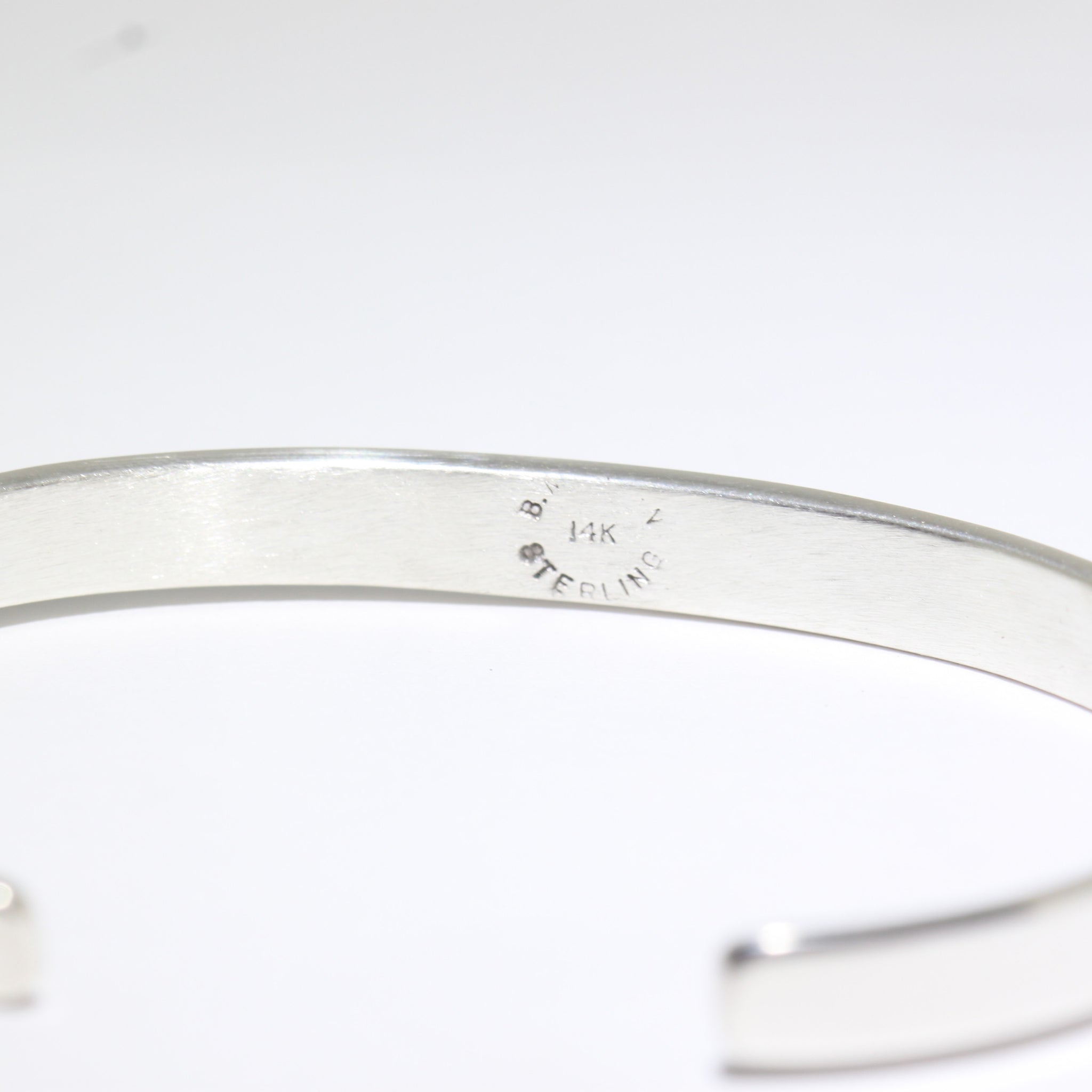 14K & Silver Bracelet by Bruce Morgan (0.20")