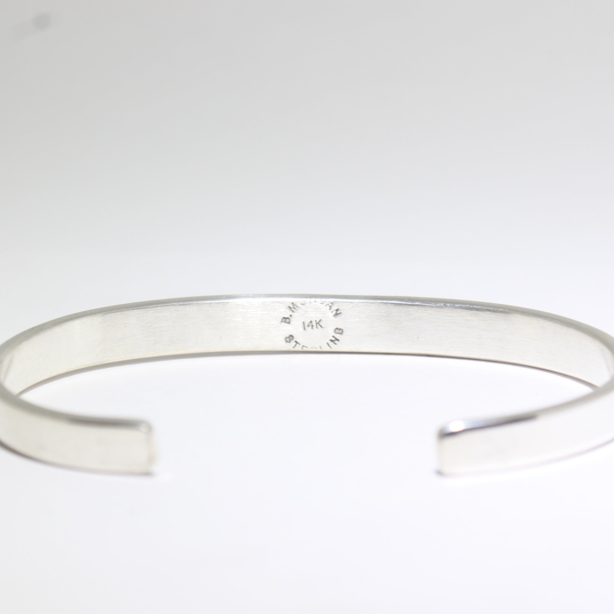 14K & Silver Bracelet by Bruce Morgan (0.20")