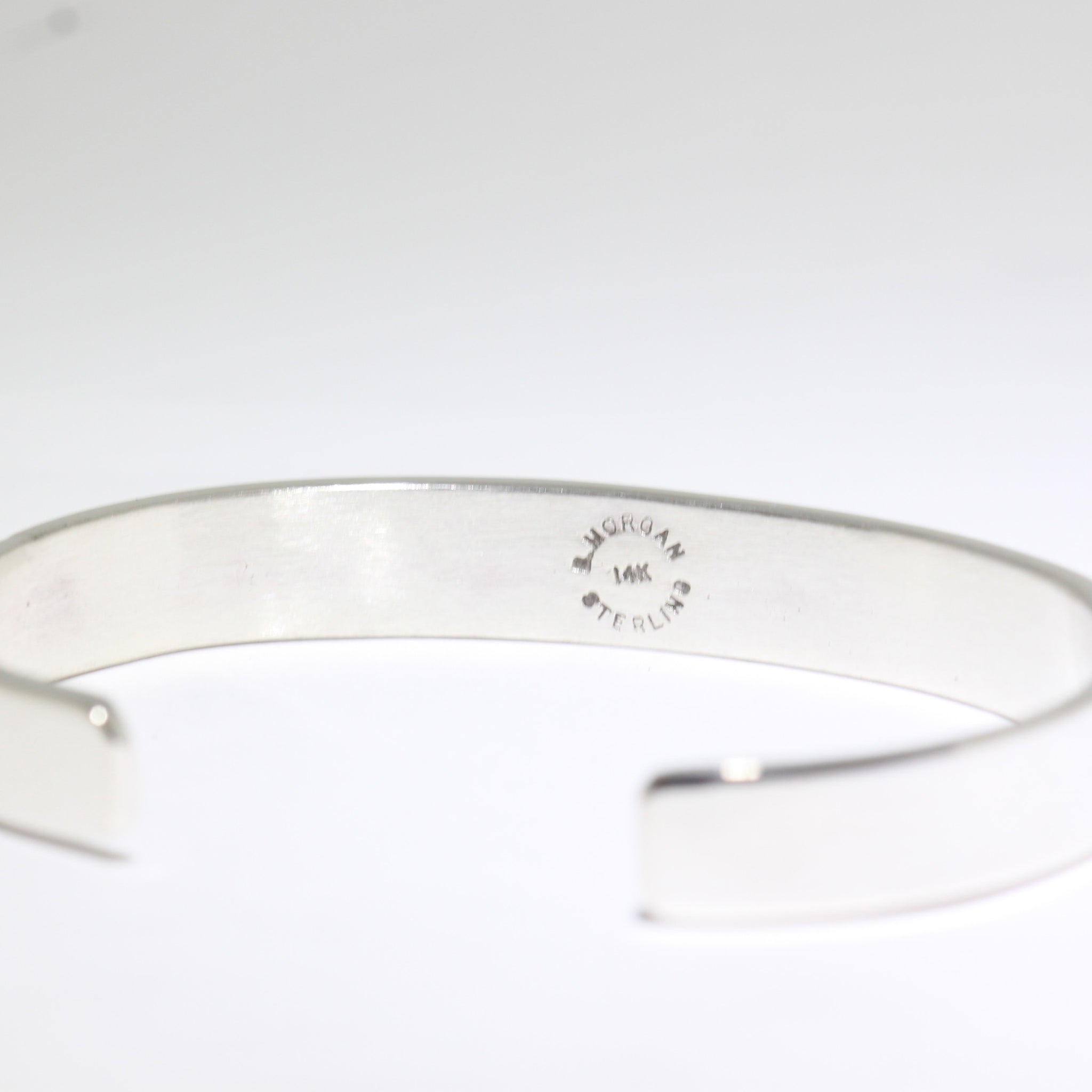 14K & Silver Bracelet by Bruce Morgan (0.37")