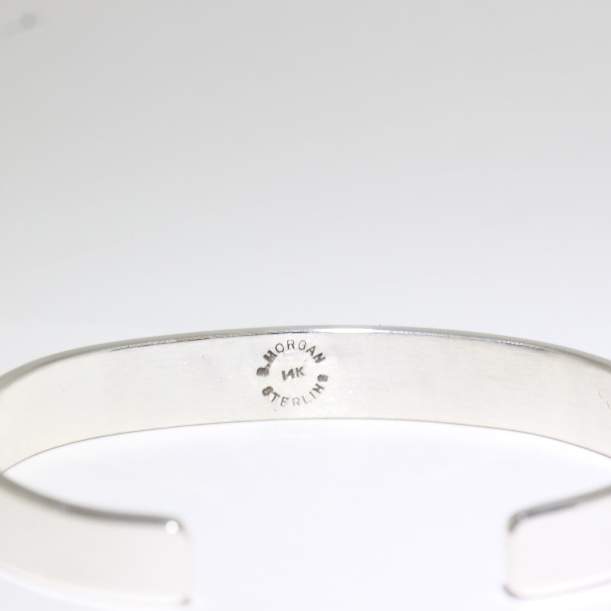 14K & Silver Bracelet by Bruce Morgan (0.37")