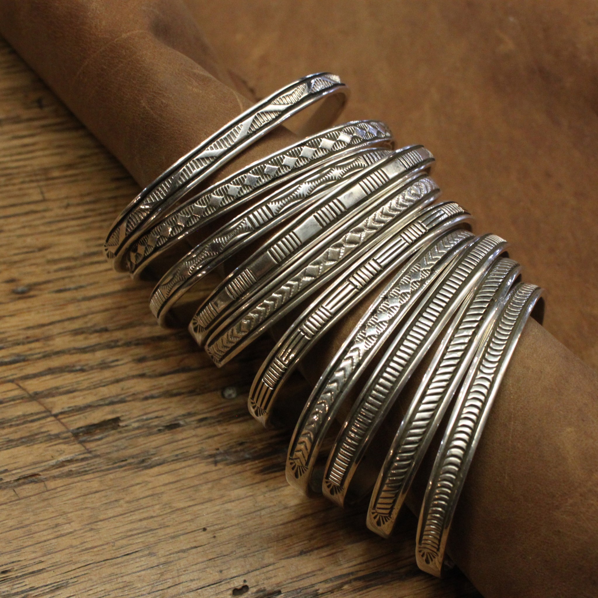 Silver Bracelet by Bruce Morgan (0.20")