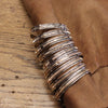 14K & Silver Bracelet by Bruce Morgan (0.37")