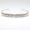 14K & Silver Bracelet by Bruce Morgan (0.37")