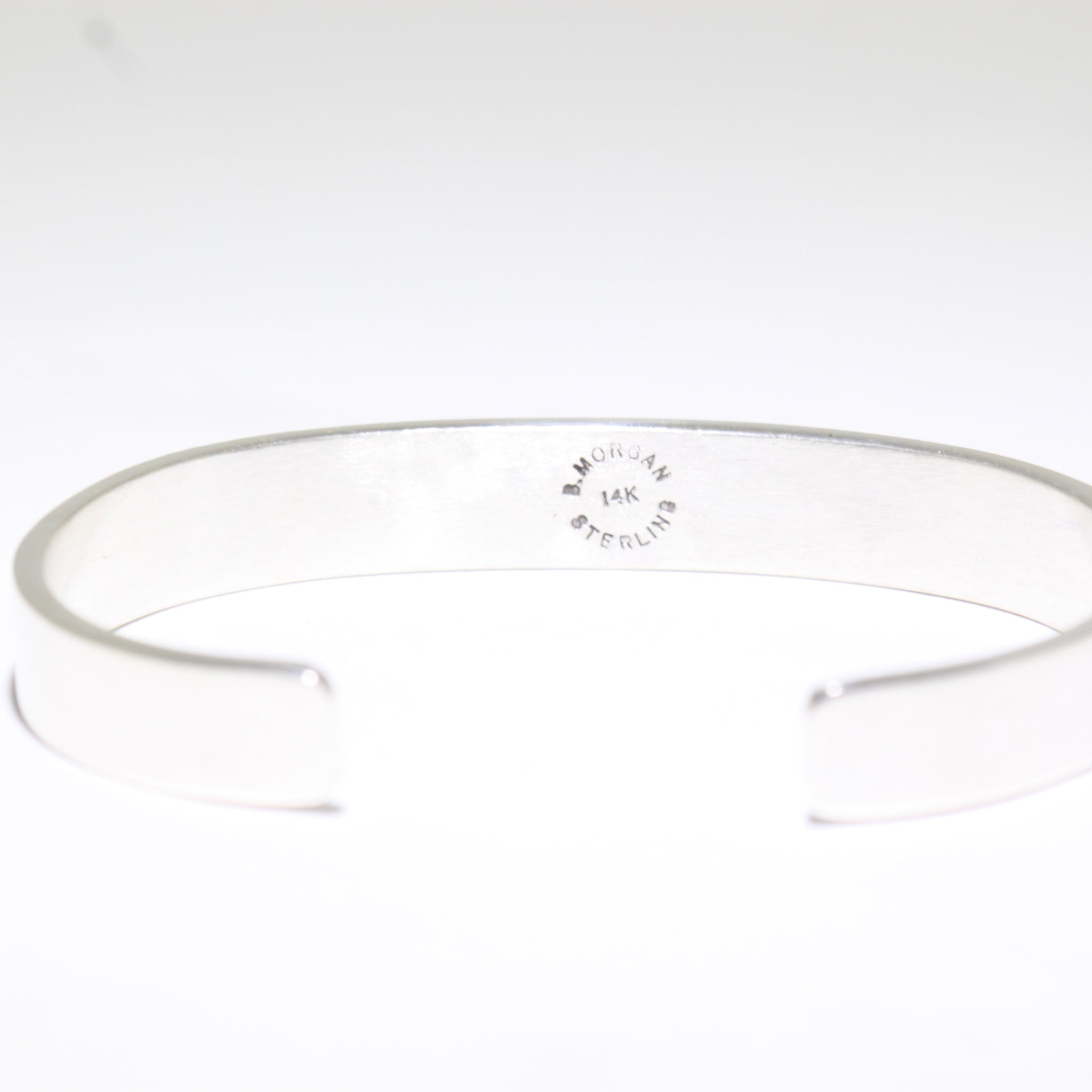 14K & Silver Bracelet by Bruce Morgan (0.37")