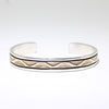 14K & Silver Bracelet by Bruce Morgan (0.37")