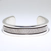 Heavy Silver Bracelet by Bruce Morgan 5-1/2"