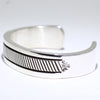 Heavy Silver Bracelet by Bruce Morgan 5-1/2"